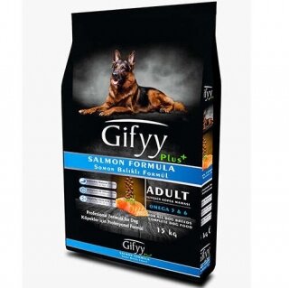 Gifyy Premium Somon Balıklı Yetişkin 15 kg Köpek Maması kullananlar yorumlar